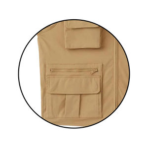 Haut de gamme entier nouveau 2024 hommes gilets personnalisés en plein air voyage sport Multi poches travail pêche gilet - Product Image 5