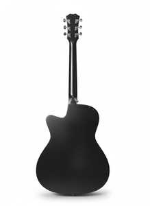 กีตาร์โปร่ง Solobeat A77 HK ขนาด 40 นิ้ว แบบคัทอะเวย์ สีดำ สายเหล็ก สำหรับผู้เริ่มต้นและมืออาชีพ หน้าไม้แท้ ด้านหลัง/ข้างทำจากไม้โรสวูด - Product Image 3