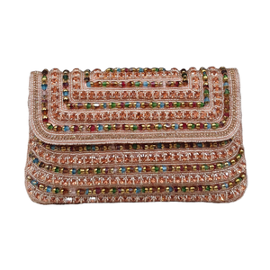 Bolso de mano indio hecho a mano de metal de latón Bolso de mujer de metal para fiestas nocturnas a precio mayorista - Product Image 1