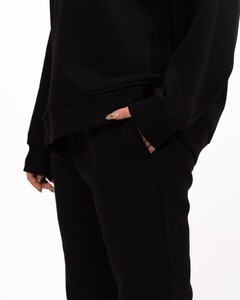 OEM Survêtement Premium Custom grande taille Polaire confortable Vêtements personnalisables Streetwear Tendance Hiver Ensemble 2 pièces Survêtement surdimensionné - Product Image 3