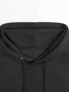 Sudadera con Capucha para Hombre, Diseño Sólido, Forro Polar, Estilo Liso/Simple, Sudaderas con y sin Capucha - Product Image 5