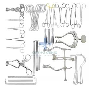 Juego de instrumentos quirúrgicos de laparotomía pediátrica de 47 Uds. Manual de acero inoxidable de alta calidad certificado CE Ortho Genix - Product Image 3