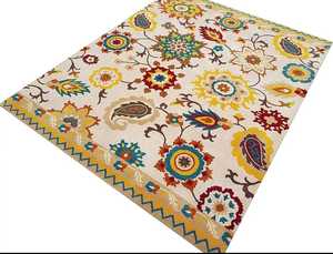 Laine tuftée à la main traditionnelle de concepteur moderne personnalisée belle taille et couleur personnalisées disponibles-tapis traditionnels faits à la main - Product Image 4