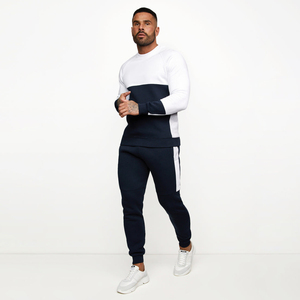 Pull de haute qualité multicolore en coton peigné polaire sweat-shirt personnalisé sweats à col rond pour hommes - Product Image 6