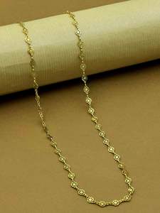 Vente en gros de chaînes à motifs Ashoka en laiton micro plaqué or 14 carats 18 carats 24 carats à la mode avec chaîne de style Ashoka - Product Image 2