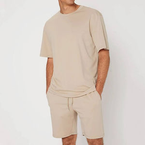 Vente en gros personnalisé 100% coton deux pièces Street Wear ensemble de shorts de sport séchage rapide respirant et confortable pour l'été - Product Image 4