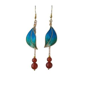 Pendientes Colgantes Tradicionales Chinos, Diseño Original, Estilo Bohemio Vintage, Étnico Exótico, Año Nuevo - Product Image 1