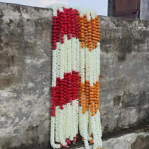 Mogra Rose String fiesta de cumpleaños boda decoración flor guirnalda cuna ceremonia nuevo hogar moda Diwali Festival decoración Idea - Product Image 4