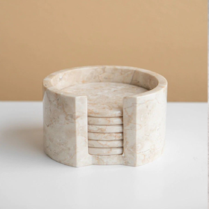 Sous-verres uniques en mosaïque de pierre grise pour une addition de table texturée et artistique. Disponible à prix de gros. - Product Image 4