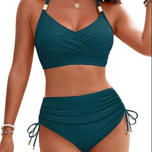 2025 traje de baño personalizado para mujer, traje de baño de una pieza con tela de secado rápido, suministro de fábrica OEM perfecto para trajes de baño, tiendas minoristas - Product Image 1