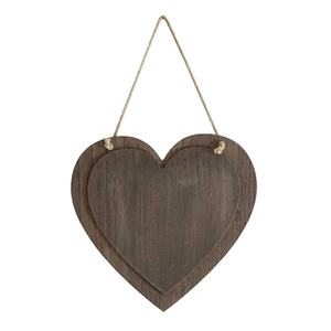 Decoración de pared de madera con forma de corazón, decoración colgante artística de granja para sala de estar y Navidad, último diseño - Product Image 5