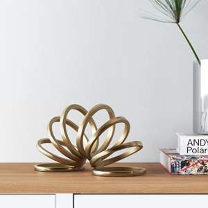 Sculpture en métal personnalisée artificielle d'art en aluminium élégante pour l'utilisation de décor de table de bureau à la maison dans le prix en gros bon marché - Product Image 1