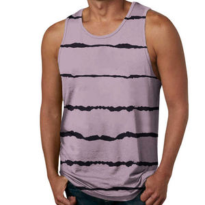 Débardeur pour homme en maille respirante, uni, nouvelle arrivée, sans manches, en coton élasthanne, style streetwear - Product Image 2