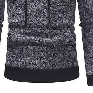 Sweat-shirt à capuche en polyester/coton personnalisé avec logo, automne/hiver, vente en gros, 350 g/m², sweats à capuche pour couples - Sweats à capuche et sweat-shirts pour hommes grandes tailles - Product Image 6