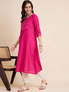 Kurtis de Rayón Bordados de Excelente Calidad para Mujer, de la India (Rajasthan), Ideales para Bodas y Festivales, Venta al Por Mayor OEM - Product Image 2