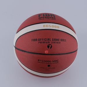 Balón de Baloncesto Molten BG5000 para Entrenamiento y Competición en Interiores, Talla 5 Oficial, Cuero Suave, Talla 6 para Hombre, Talla 5 para Mujer, Goma Azul - Product Image 2