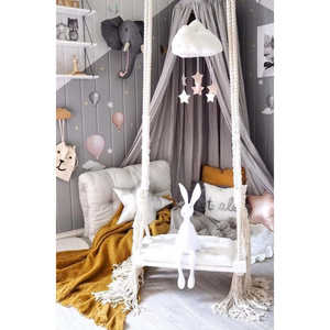 Columpio de Madera Vintage para Interiores/Exteriores para Niños y Adultos, Estilo Rústico - Excelente Idea de Regalo - Product Image 1