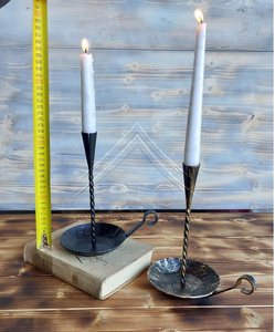 Bougeoir en fer forgé de style vintage avec détails haut de gamme pour décoration intérieure sophistiquée centres de table de mariage - Product Image 6