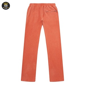Pantalon décontracté délavé à l'acide motif droit personnalisé de haute qualité pour adulte pantalon délavé à l'acide - Product Image 2