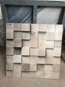Finition mate de haute qualité 3D 600x600MM Carrelage en porcelaine de bois d'aspect gris pour la décoration murale Carrelages de sol en porcelaine pour usage intérieur - Product Image 6