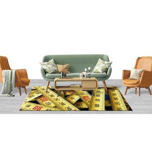 Alfombra de Medición: Alfombra de Chenilla Antideslizante con Diseño de Regla para Costura y Manualidades - Product Image 5