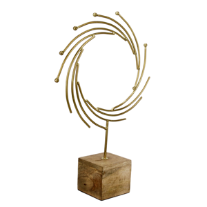 Estatua decoración figuritas hierro forjado sol decoraciones hogar Tv gabinete decoraciones artesanía adornos escultura de Metal - Product Image 4