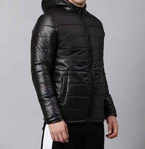 Offres Spéciales vente en gros utilitaire couleur noire veste imperméable pour hommes coupe-vent chaud hommes doudounes veste bouffante - Product Image 4
