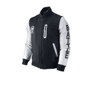 แจ็คเก็ตหนังทีมตัวแทนแขนเสื้อปักอักษรกำหนดเองผู้ผลิตมืออาชีพ - Product Image 6