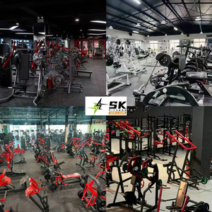 SK 20245, equipo de gimnasio comercial directo de fábrica, <span class=keywords><strong>prensa</strong></span> de piernas cargada con placa y máquina de sentadillas de péndulo <span class=keywords><strong>para</strong></span> entrenamiento de fuerza - Product Image 3