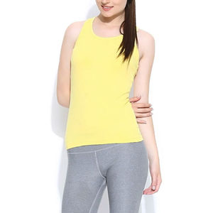 Prendas de vestir de moda Venta de verano Mercado Suministro en línea Mujeres Camiseta sin mangas Respetuoso con el medio ambiente Ligero Pieza fresca Mujeres Camisetas sin mangas al por mayor - Product Image 3