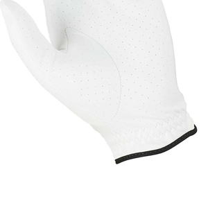 Gants de golf en cuir de mouton avec logo personnalisé de haute qualité Nouveaux modèles Vêtements de sport Respirant Léger Antidérapant Fermeture à crochet et à boucle - Product Image 4