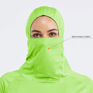 Camiseta Ligera con Capucha para Mujer, Manga Larga, para Correr, Yoga, Ejercicio, Cuello Tipo Capucha y Orificios para Pulgares - Product Image 3