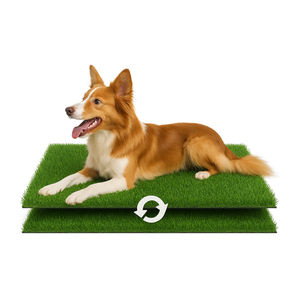 TH-PAG-102 Pet Turf Toilet Mat - Washable Dog <b>Grass</b> Pad for Apartment, Balcony, or Home Use - Safe & Durable Design - Product Image 1