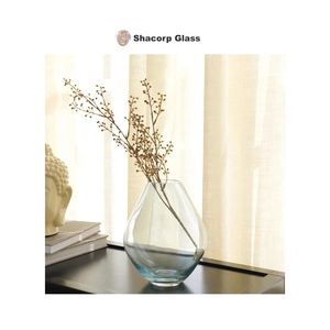 New Collection Home Decorative Designer Simple Color Oblong Glass <b>Vase</b> Available at Wholesale Price - Product Image 1