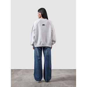 Tissu en molleton français blanc arctique, discret et discret à la fois - Product Image 5