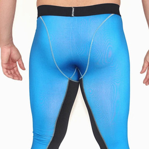 Leggings de Compression pour Hommes, Couleurs Personnalisées, Anti-UV, Respirant, Cordon de Serrage, Coton/Fibre de Bambou, Vêtements de Fitness de Haute Qualité - Product Image 3