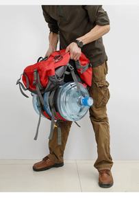 Sac à dos de randonnée grande capacité avec logo personnalisé, pour la randonnée en plein air, le sport, le camping, le trekking, 60L avec housse de pluie - Product Image 5