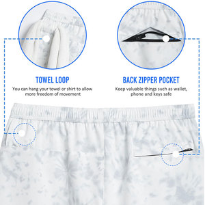 Wholesale Men's Casual Eco-Friendly Canvas Quick Dry Breathable Gym Sports Shorts Double <b>Layer</b> Workout Running Cargo <b>Mid</b> Waist - Product Image 4