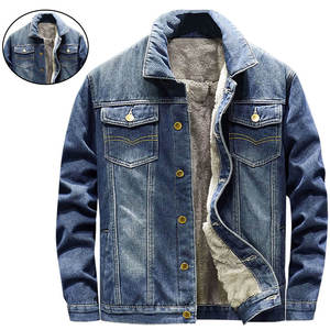 Chaquetas de mezclilla extragrandes de diseño personalizado Chaqueta vaquera juvenil de alta calidad a granel para hombres Chaqueta vaquera teñida con lazo por encargo - Product Image 5