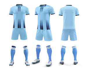 Grosir kustom kualitas tinggi kaus Jersey sepak bola baju sepak bola lengan pendek - Product Image 3