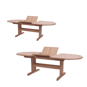 Villia jardin véranda meubles extérieur ensemble patio teck bois table à manger pour restaurant hôtel maison et caffe salle à manger ensemble - Product Image 2