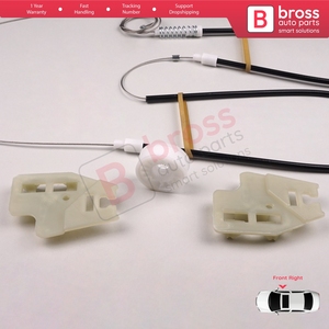 Kit de réparation de lève-vitre BWR492 pour porte avant droite de la Série 3 E46 2001-2005 4/5 portes Facelift 51337020660 - Product Image 6