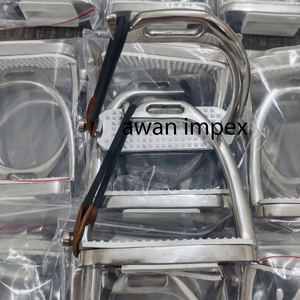 Meilleures étriers de selle pour jeunes, étriers western, équipement équestre, équipement de sécurité équestre, bottes de cheval avec poignée en caoutchouc diamant - Product Image 2