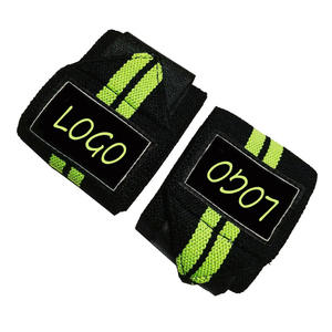 Muñequera de entrenamiento de gimnasia rosa y negra personalizada, envolturas protectoras de manos para levantamiento de pesas ajustables con tiras - Product Image 3