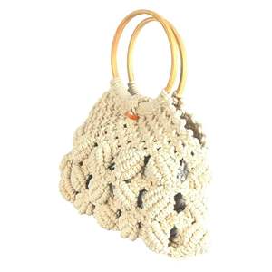 Bolso de moda de macramé para mujer para niñas y mujeres, Mini bolso cruzado vintage, bolsos de moda para niñas OEM hecho en Vietnam - Product Image 2