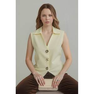 Chaleco Elegante para Mujer con Detalle de Botones 1562, Chaleco con Elegantes Detalles de Botones - Product Image 2