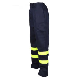 Pantalones DE SEGURIDAD reflectantes con protección de alta visibilidad Desgaste Algodón Poliéster Pantalones reflectantes ligeros de trabajo - Product Image 1