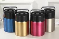 Termo portátil grande de 1000ml, termo aislado, botella de vacío para acampar al aire libre, uso en oficina y coche, para sopa, Gachas, almacenamiento de alimentos