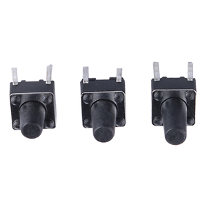 Membrane de clavier carrée noire en caoutchouc avec fil pour bouton de contrôleur de jeu 2 broches – Pièce de rechange - Product Image 2