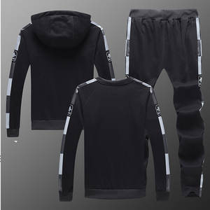 Chándal de hombre fabricante pakistaní 100% algodón color sólido con capucha conjuntos de Jogger para invierno nuevo último diseño - Product Image 5